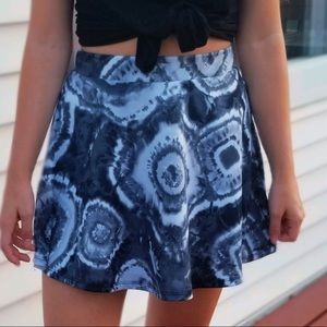 Kaleidoscope Print Skirt